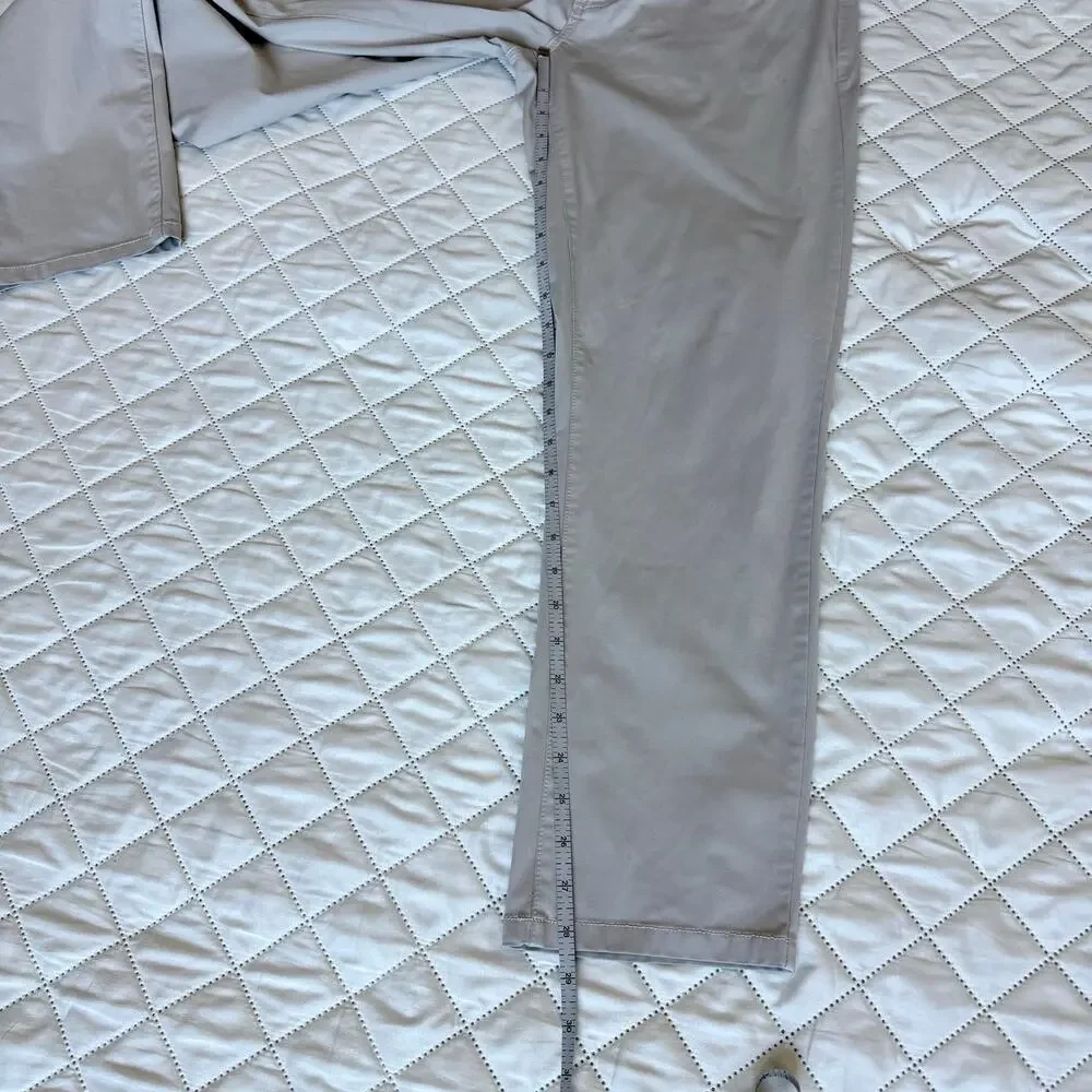 Rhone Commuter Pants Men 31 Gray Slim Straight Performance Stretch 5 Pocket Golf